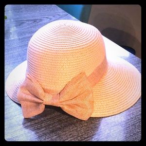 🎀 Cute sun hat with bow 💞